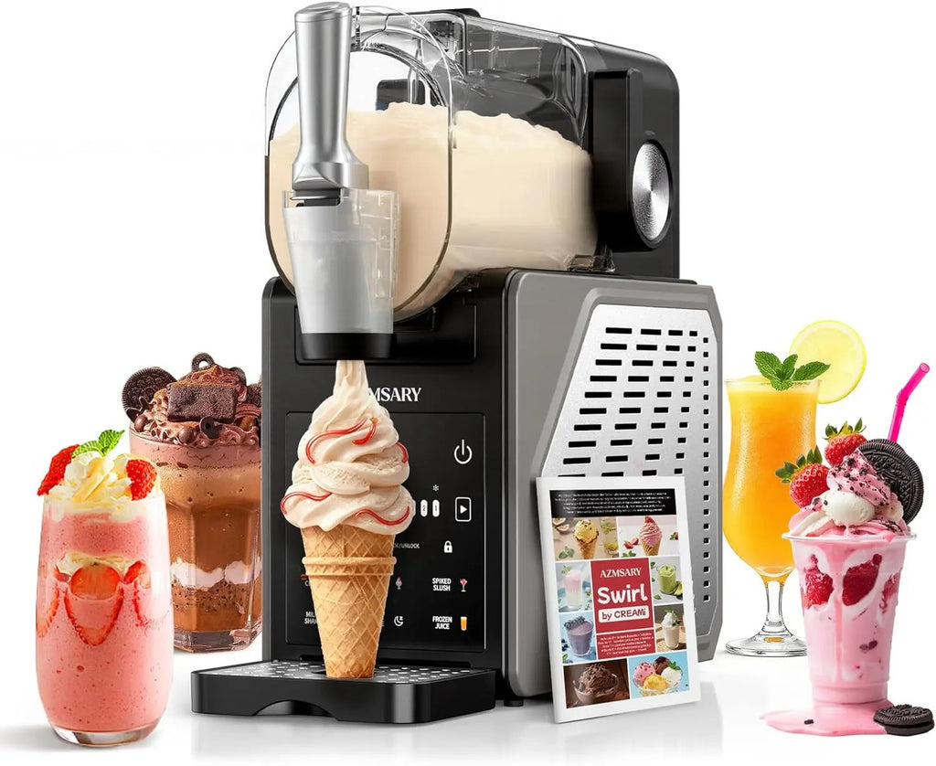 FrostMix Pro™ – 6-in-1 Slush & Softijs Machine voor Thuis