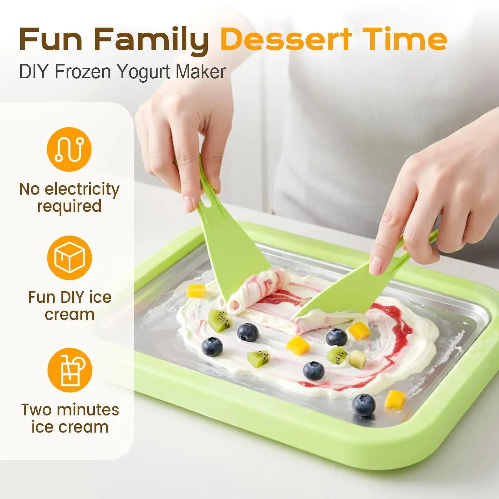 IceRoll Pro™ – DIY Rolijs Maker voor Zelfgemaakt IJs & Frozen Yoghurt