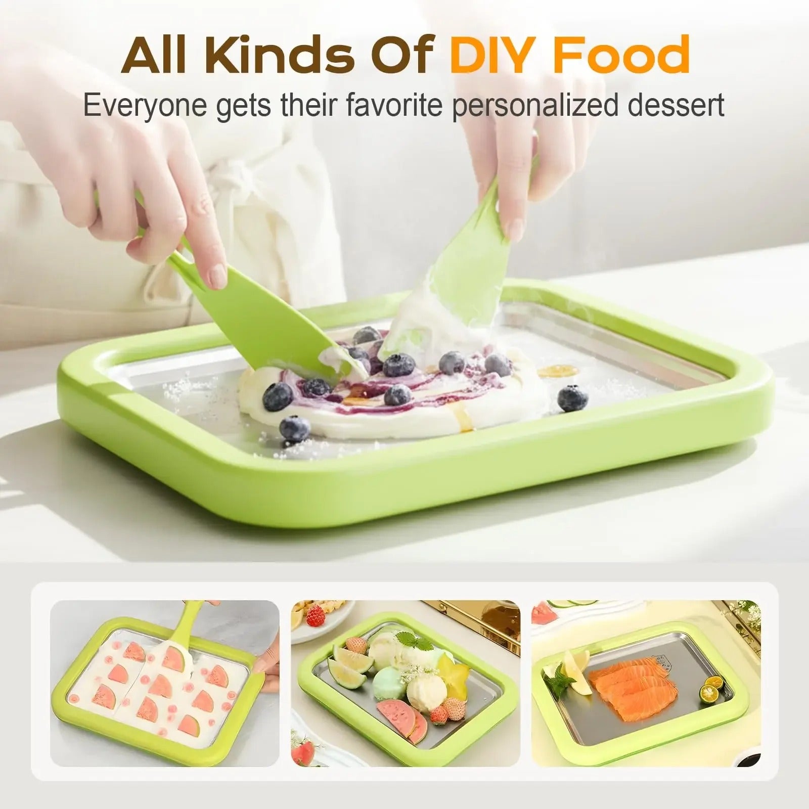 IceRoll Pro™ – DIY Rolijs Maker voor Zelfgemaakt IJs & Frozen Yoghurt